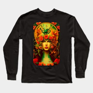 Vintage portrait art Long Sleeve T-Shirt